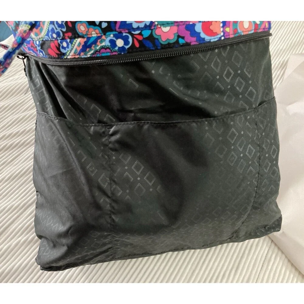 Vera Bradley Glenna Diaper Bag Haymarket Paisley Quilted Floral Tote New